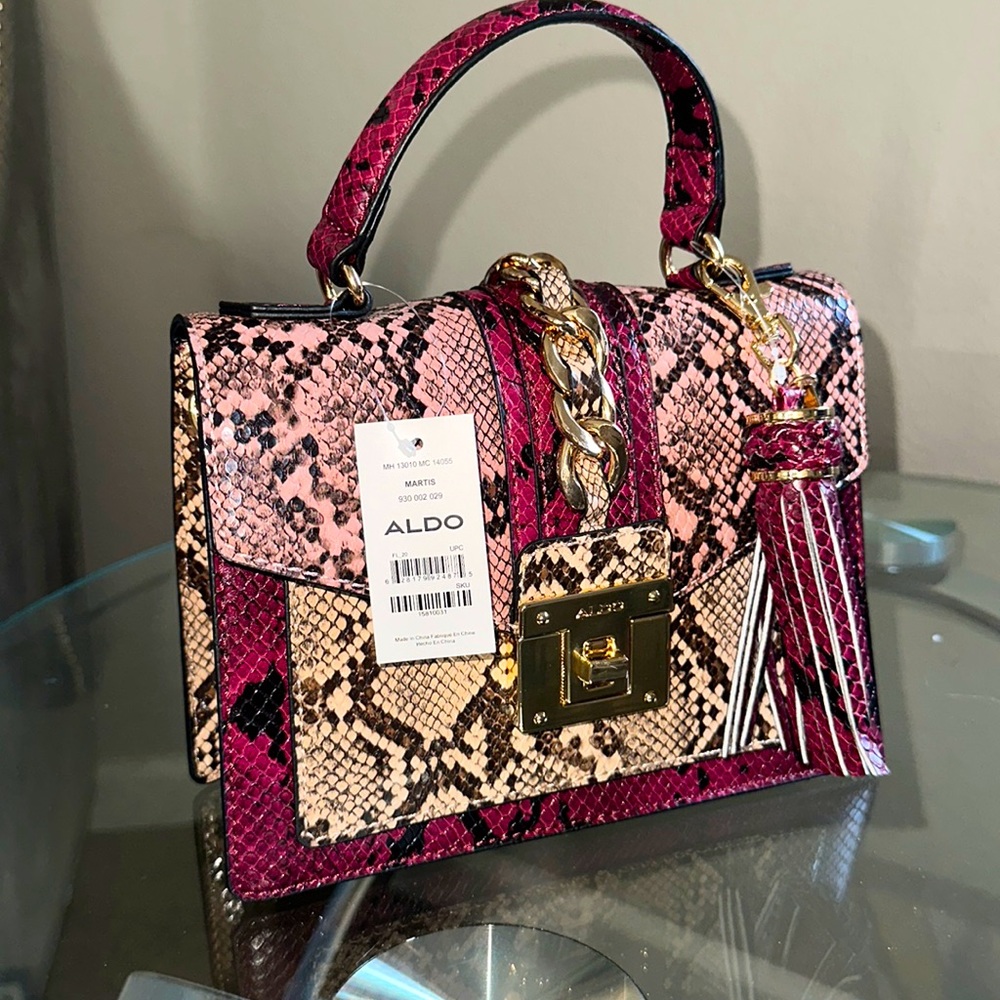 ALDO - MINI HANDBAG CROSSBODY BURGUNDY